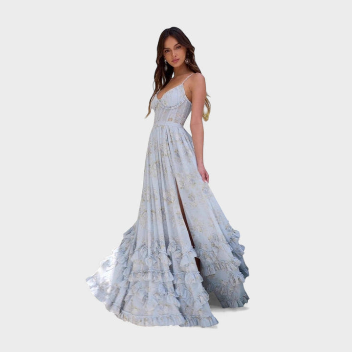Florência - Robe longue bohème fendue
