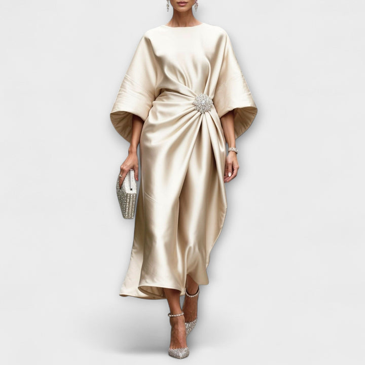 Robe Maxi Satinée Luxe Shimmer