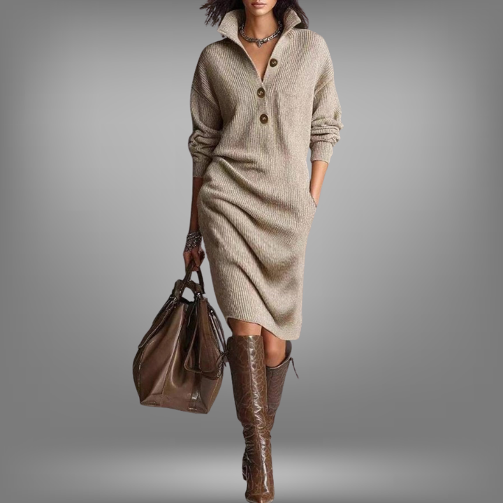 Lunori™ | Robe Tricotée Chaude Jane