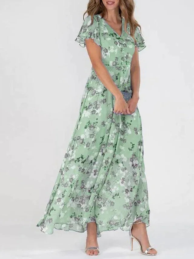 Robe glamour qui couvre l'abdomen