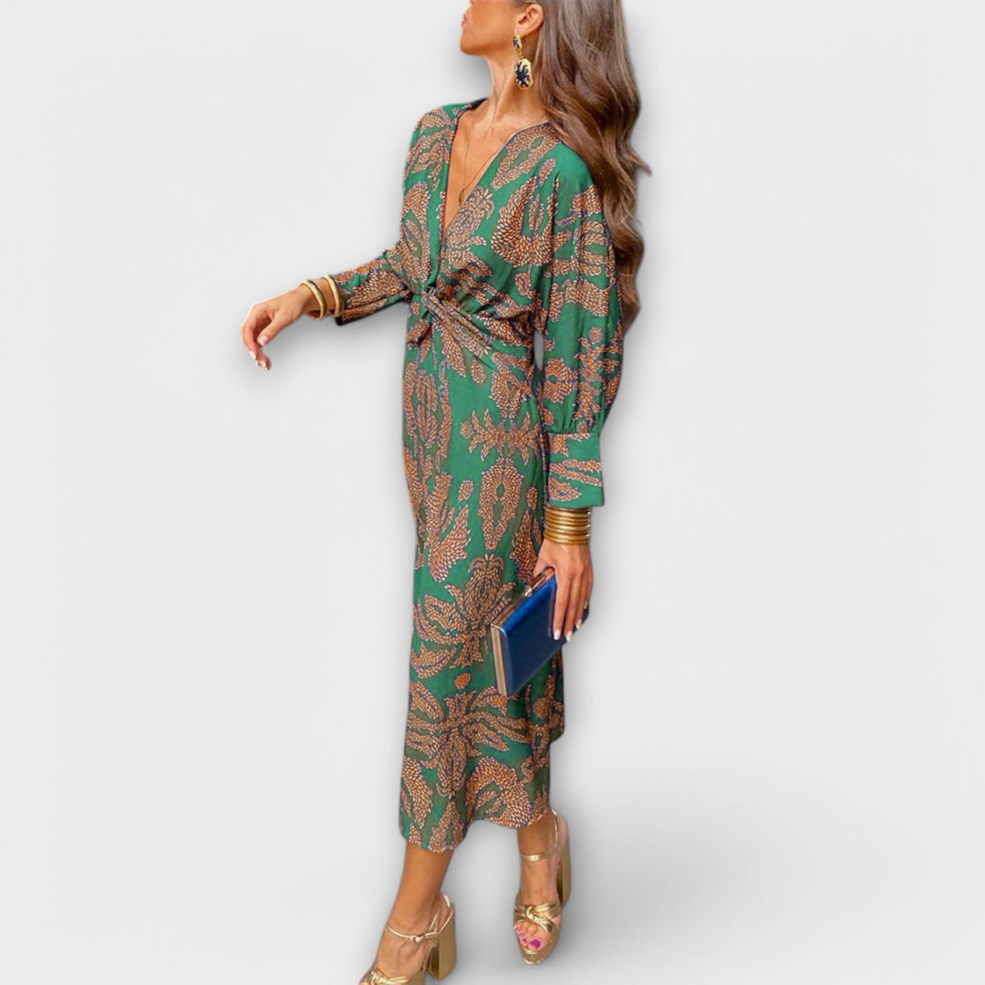 Oriana - Robe Élégante à Manches Longues
