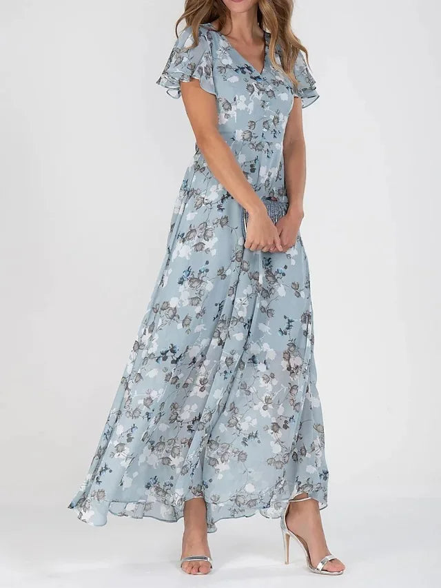 Robe glamour qui couvre l'abdomen