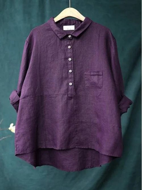 Elvie | Blouse Élégante en Lin pour l'Été