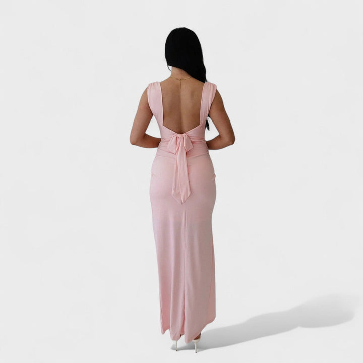 Sarela - Robe longue à dos ouvert