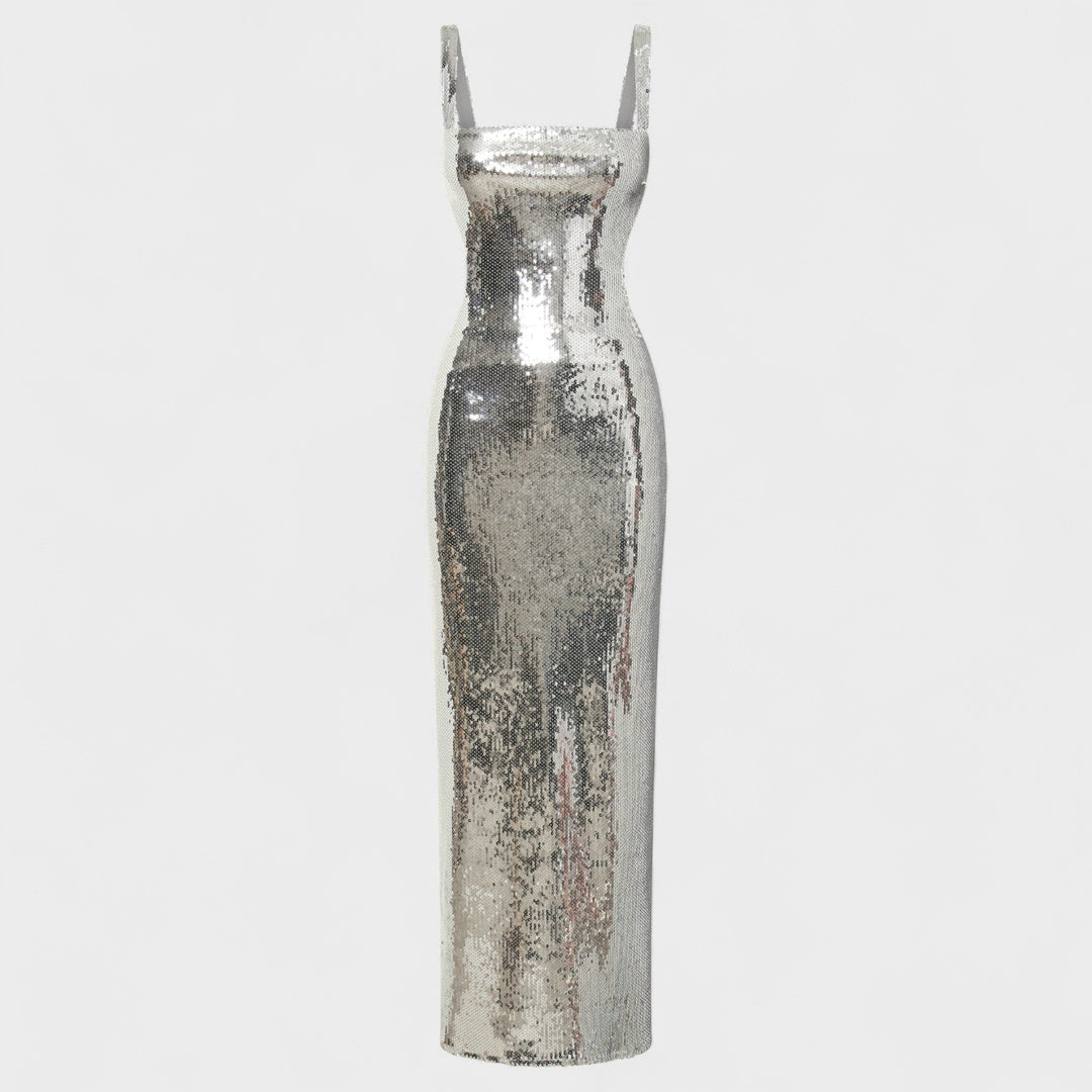 Sparkle Silver - Robe de soirée