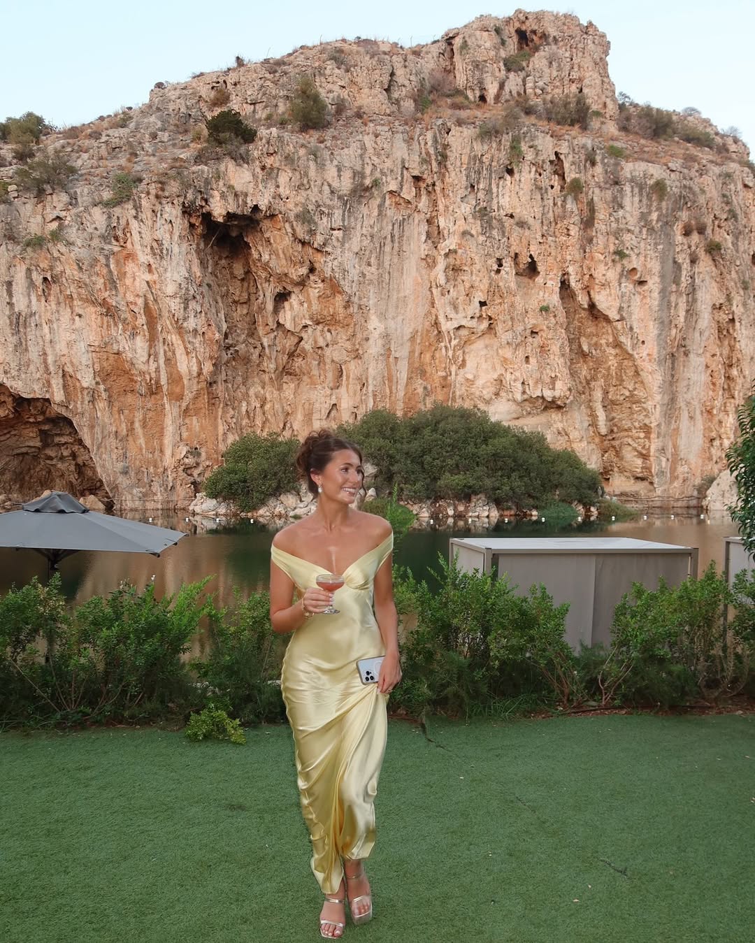 Bárbara - Robe Maxi en Satin
