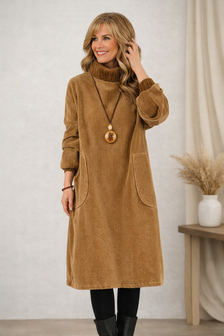 Jennie | Robe Midi Col Roulé
