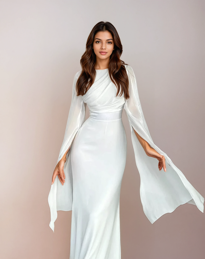 Isabela - Robe Longue en Satin