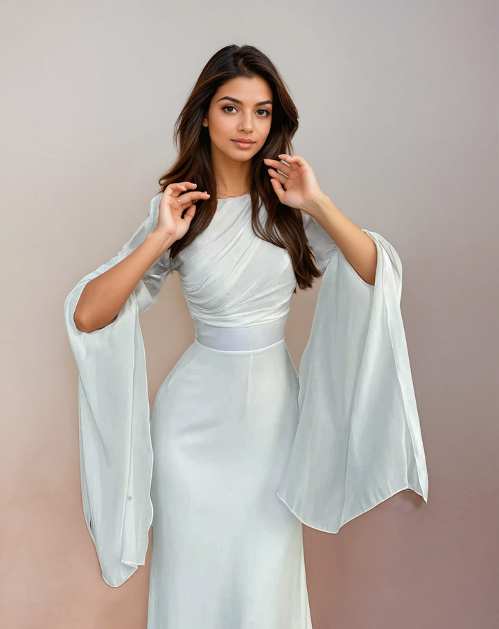 Isabela - Robe Longue en Satin