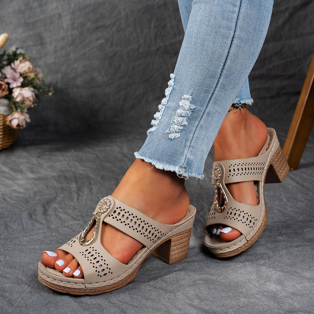 Ruby | Sandales à talons orthopédiques