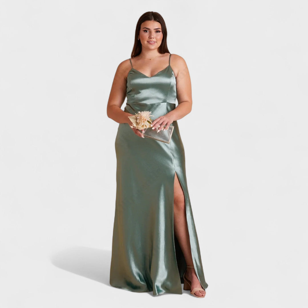 Lúcia - Robe longue Satin