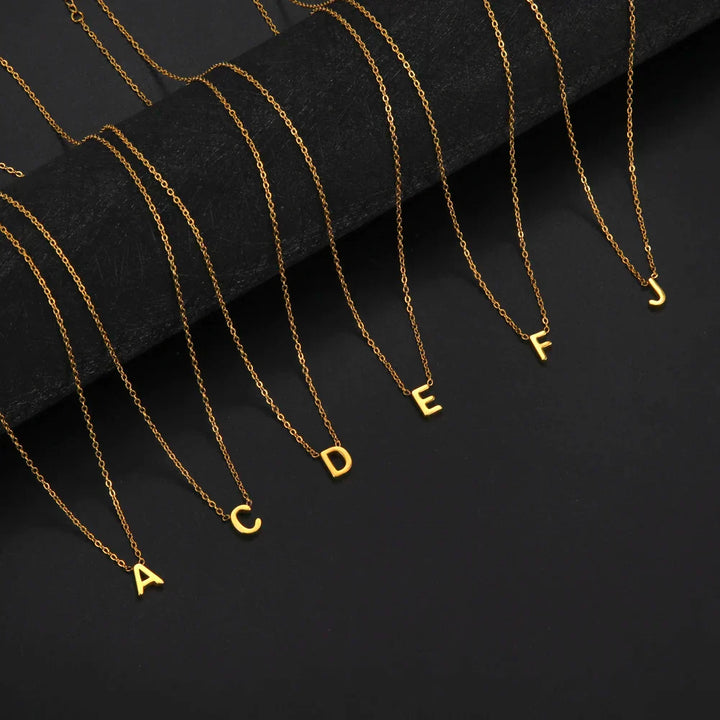 Collier Pendentif Alphabet Brillant