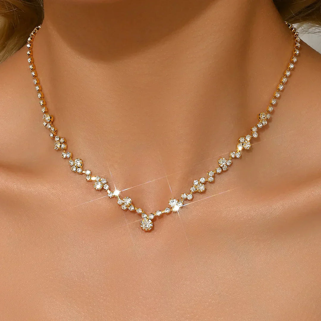Collier de Mariage Élégant en Diamant