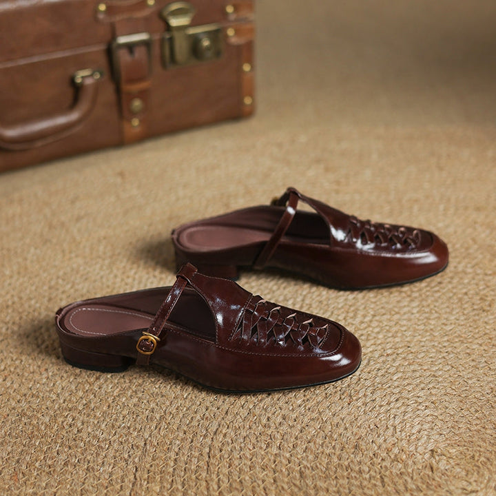 Elya | Mules en Cuir Véritable (presque épuisées)