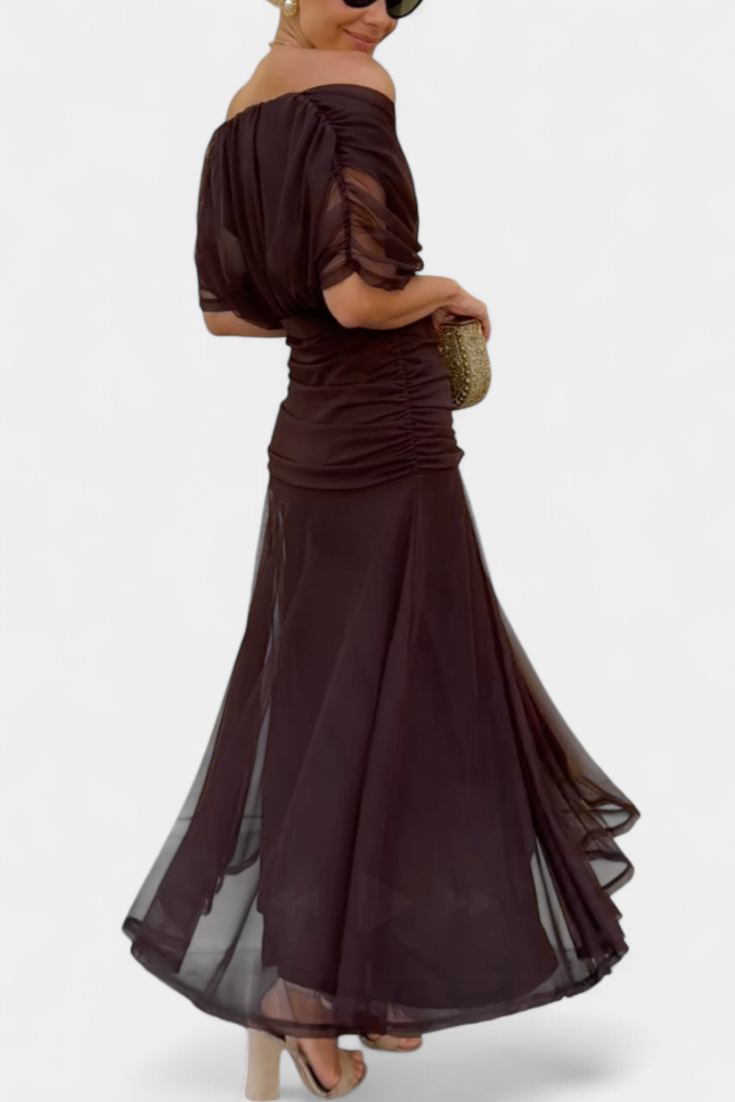 Robe Florale Longue Alondraa™ avec Décolleté en V