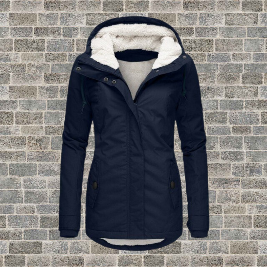 Jenna - Manteau à Capuche Sherpa Confortable