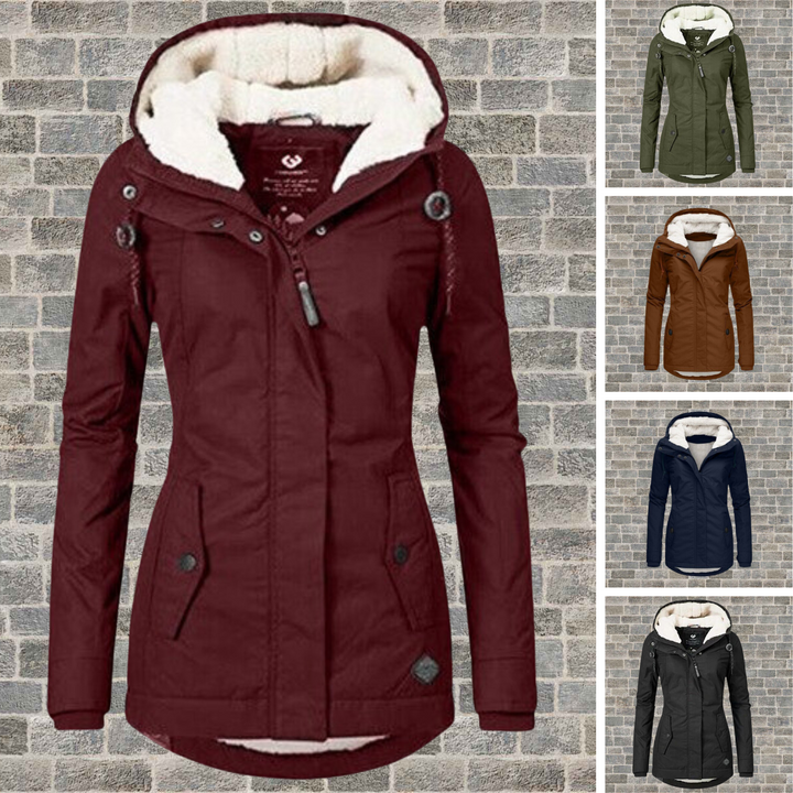 Jenna - Manteau à Capuche Sherpa Confortable