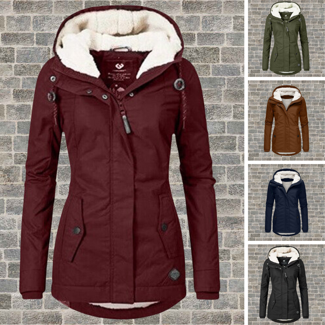 Jenna - Manteau à Capuche Sherpa Confortable