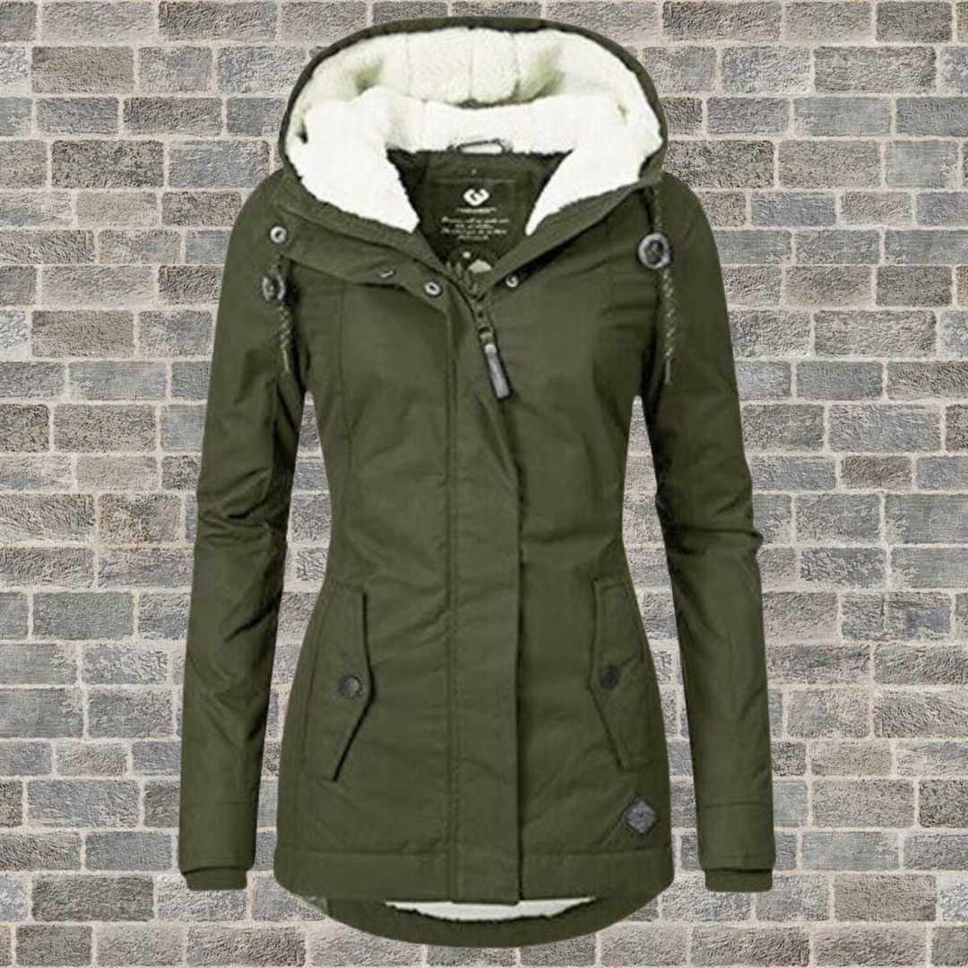 Jenna - Manteau à Capuche Sherpa Confortable