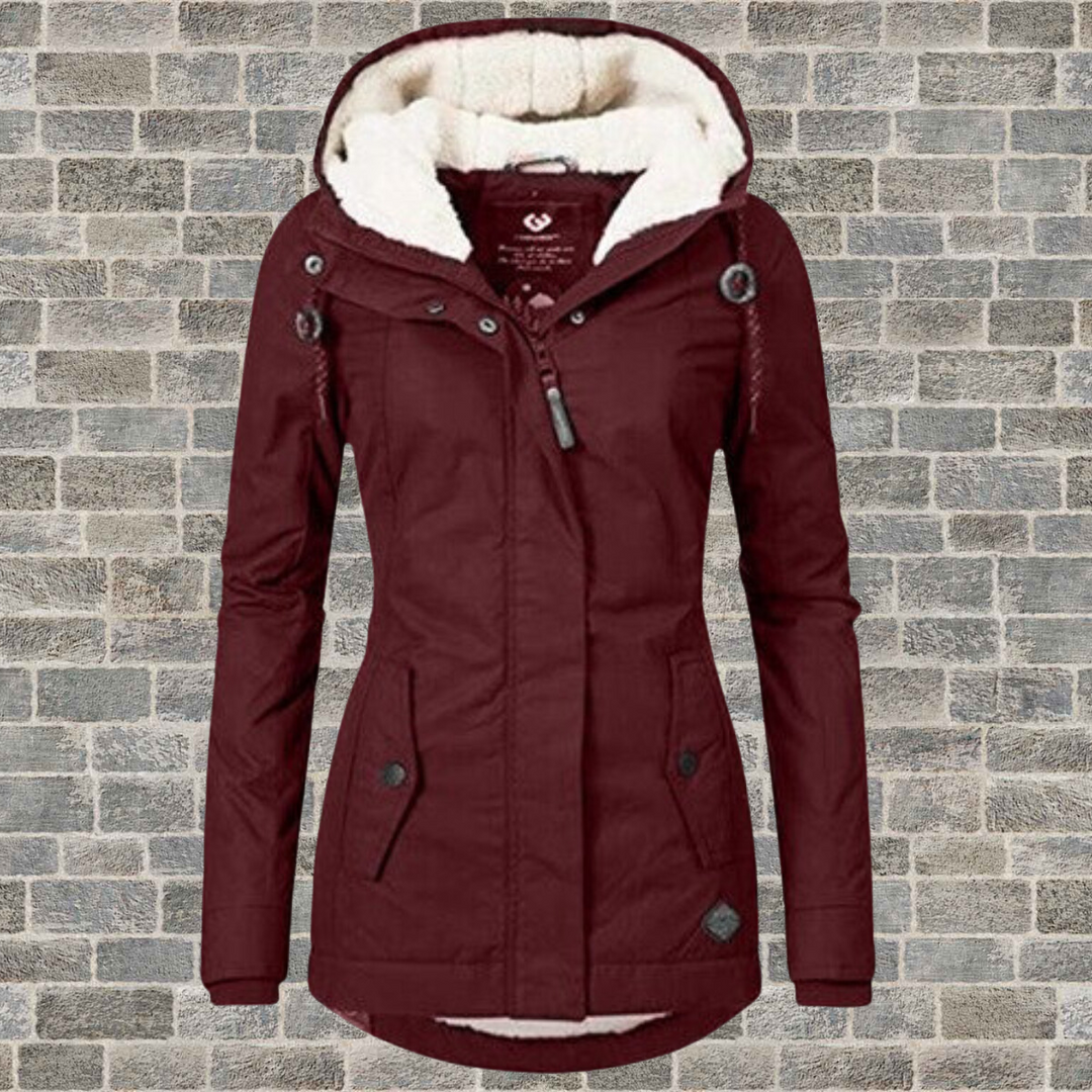 Jenna - Manteau à Capuche Sherpa Confortable