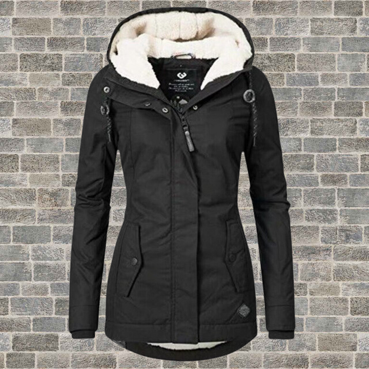 Jenna - Manteau à Capuche Sherpa Confortable