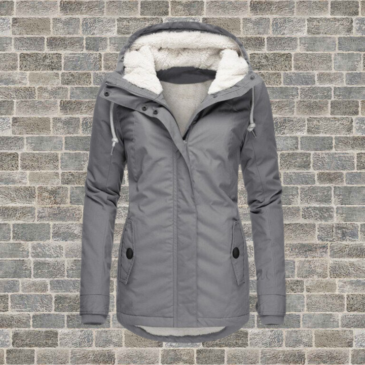 Jenna - Manteau à Capuche Sherpa Confortable
