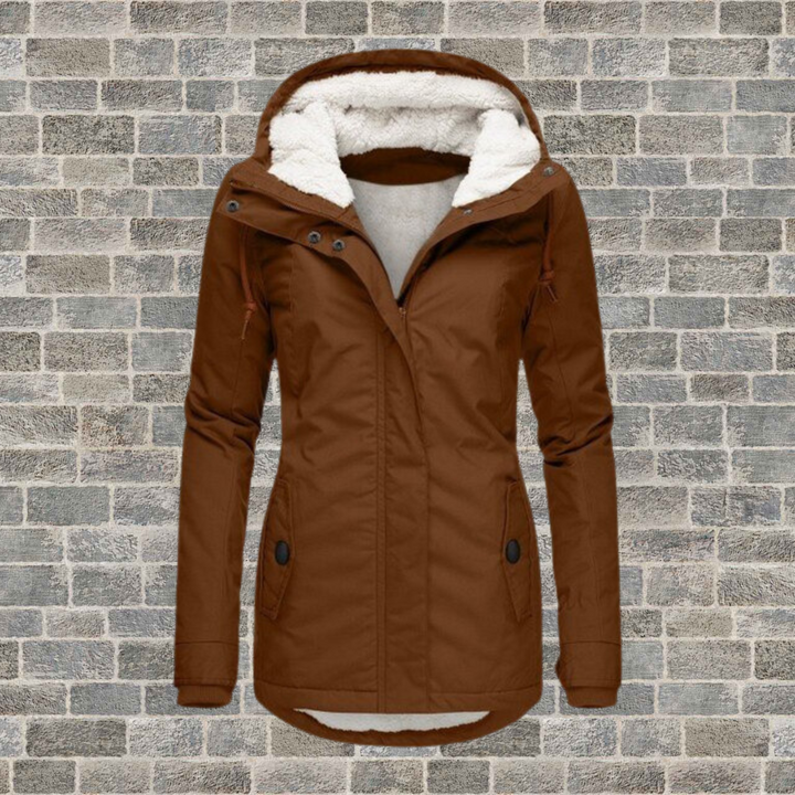 Jenna - Manteau à Capuche Sherpa Confortable