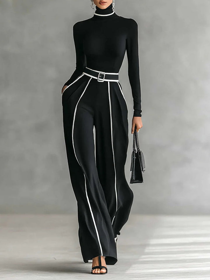 Vera™ || Ensemble élégant avec détail contrastant