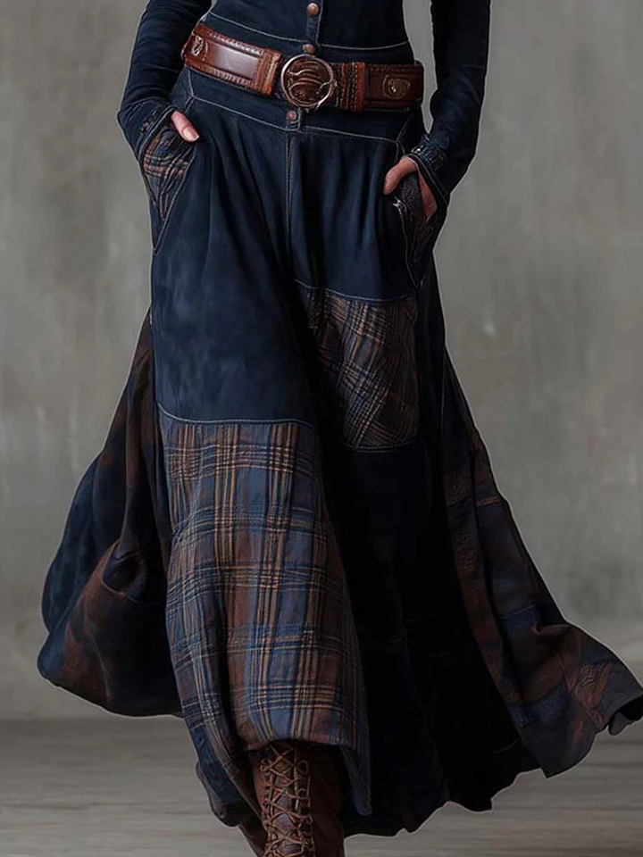 Lunori™ | Robe Maxi en Suède Michelle