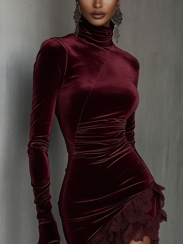 Lunori™ | Robe Mini en Velours Chiara