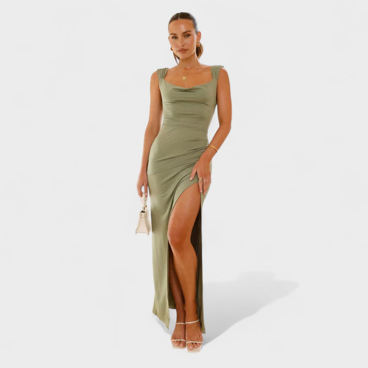 Sarela - Robe longue à dos ouvert