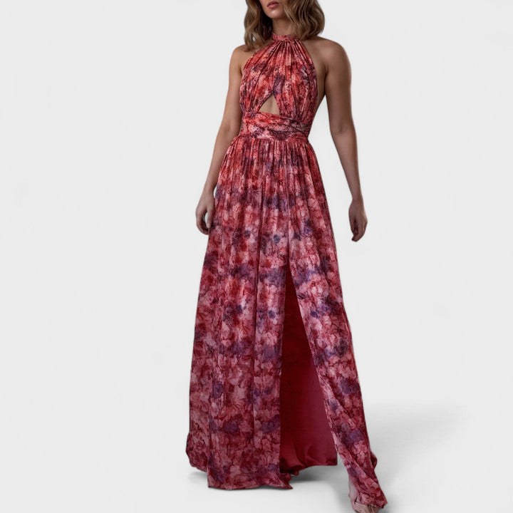 Floraria - Robe longue avec des haltères
