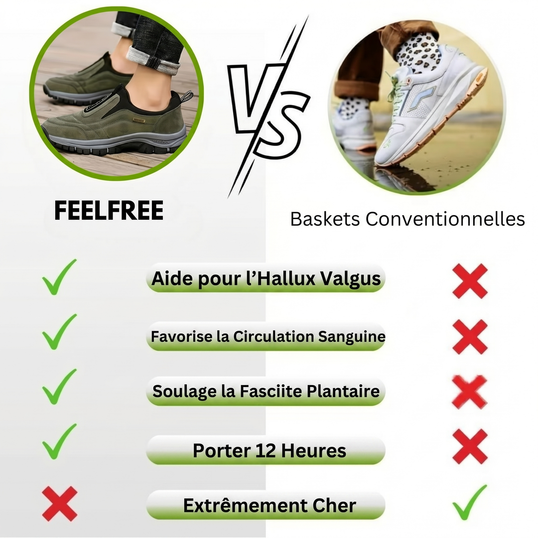 FeelFree – Chaussures de confort orthopédique