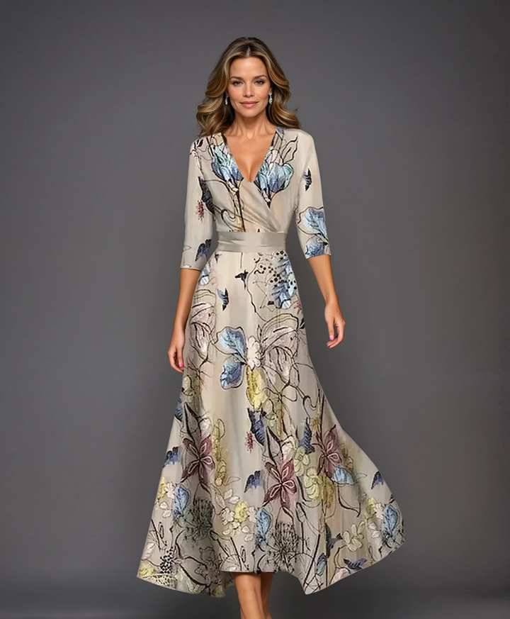 Robe Chic avec Imprimé Floral
