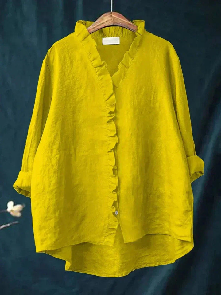 Eline | Élégante Blouse d'Été en Lin